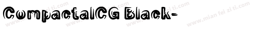 CompactalCG Black字体转换